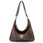 celestina Hobo Bags for Women, Ultra Soft Foldable Vegan Leather Shoulder Handbag, Stylish Slouchy Tote Purses