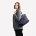 Waterproof Nylon Tote bag for Women Lightweight Designer Handbag with Zipper Stylish and Durable Purse - Image 3