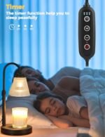 Candle Warmer Lamp with Timer Dimmer, Birthday Gifts for Mom Women Friend Sister, House Warming Gifts, Wax Melt Warmer, Office Apartment Dorm Room Home Decor - Image 8