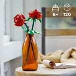 LEGO Roses - Building Toy for Kids, Girls & Boys, Ages 8+ - Artificial, Fake Roses for Home Decor & Display - Gift Idea for Plant & Flower Lovers - 40460 - Image 3