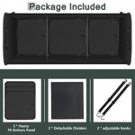 Trunk Organizer for Car, 95L Large Capacity Storage with Non-Slip Bottom Strips and 2 Retractable Straps, Cargo Organizer for Suv, Truck, Sedan, Waterproof Portable Car Organizers for Women Men - Image 2