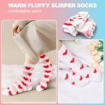 FilmHOO Valentines Day Gifts for Her Wife Fuzzy Socks for Women Cozy Fluffy Warm Socks Birthday Galentines Day Gifts - Image 5
