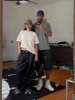 JMIERR 2 Pack Oversized T Shirts for Men Women Vintage Wash 100% Cotton Crewneck Heavyweight Tee Tops - Image 5