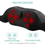 AERLANG Shiatsu Back and Neck Massager, Back Massager Deep Tissue Kneading Neck and Shoulder Massage with Heat, Electric Massage Pillow Fathers Day Gift Ideas from Daughter Son(NOT Cordless) - Image 3
