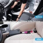 Car Seat Gap Filler Set of 2, Soft Foam Multifunctional Seat Side Gap Filler with Organizer & Hook Function, 3in1 Gap Stopper Universal Fit Car SUV Truck Fill The Gap Between Seat & Console - Image 3