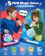 Karaoke Machine for Kids, 2026 TOP Birthday Gifts Toys Ideas for Boys Ages 4, 5, 6, 7, 8, 9, 10, 12+ Years Old, Portable Mini MP3 Player with 2 Wireless Mics for Party - Image 6