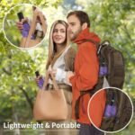 Seniny Windproof Travel Umbrella, Automatic Umbrellas for Rain, Portable & Compact Umbrellas for Backpack, Strong UV for Protection, Folding Small Sun Umbrella for Car, Walking - Image 4