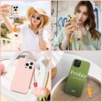 ZLSPTK Cute Phone Charms Pink Cellphone Charms for Case Kawaii Charm for Phone Black Car Keychain Charm Kit White Mobilephone Keychain Aesthetic Accessories for Bag Airpods Camera Pendant Decor - Image 5