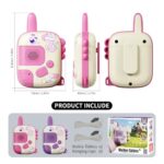 Walkie Talkies Toys for Girls:Unicorn Toys 2 Pack Birthday Gifts for 3 4 5-7 8 Year Old Girls Toy for 4 5 6 7 8-10 Year Old Camping Outdoor Games,Christmas Stocking Stuffers for Girls Kids - Image 5