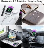 Temdan for Travel Essentials,3 in 2 USB C Cable for Apple Watch Charger/iPhone 17 Charger/Lightning,Multi Charging Cable Cord,Vacation Camping Essentials,Portable Designed for iWatch &iPhone 16-12-4FT - Image 4