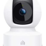 Kasa 1080p Indoor Pan/Tilt Wired Security Camera - Works as a Baby & Pet Monitor, Motion Detection & Tracking, 2-Way Audio, Night Vision, Subscription-Free Local Storage or Optional Cloud, EC70