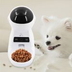Dogs and Cats Feeder, Smart Automatic Pet Feeder Food Bowl Tank 6L Auto Pet Dry Food Dispenser 1~39 Portions Meal for Small and Large Pets (Black)