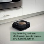 iRobot Braava Jet m6 (6012) Ultimate Robot Mop- Wi-Fi Connected, Precision Jet Spray, Smart Mapping, Works with Alexa, Ideal for Multiple Rooms, Recharges and Resumes, Black - Image 5