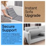 GORILLA GRIP Heavy Duty Couch Cushion Support Board to Fix Sagging Sofas, 21.5 x 70 Sofa, Thick Plywood Boards Add Strong Seat Supports, Stays in Place, Replacement Stuffing Under Couches, Grey - Image 5