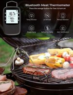 Govee Bluetooth Meat Thermometer, Wireless Meat Thermometer for Smoker Oven, Digital Grill Thermometer with 2 Probes, Timer Mode, Smart LCD Backlight BBQ Thermometer for Cooking Turkey Fish Beef - Image 6