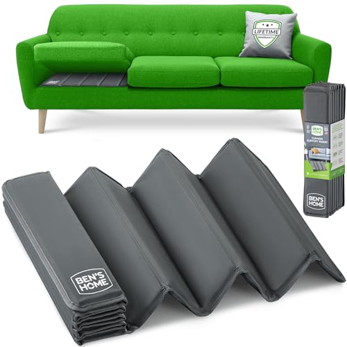 BEN'SHOME® Heavy Duty Couch Cushion Support Board for Sagging Sofas _ Fits 58_-67_ x 19.7_ Deep _ Protects Your Back from Sinking Seats _ 0.5_ Solid Wood, 400 LBS, Anti-Slip GORILLA GRIP Heavy Duty Couch Cushion Support Board to Fix Sagging Sofas, 21.5 x 70 Sofa, Thick Plywood Boards Add Strong Seat Supports, Stays in Place, Replacement Stuffing Under Couches, Grey - Image 1